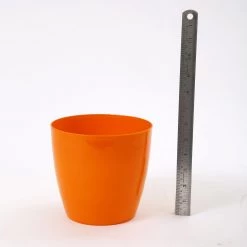 CGASPL Pot-Planters 6 Inch Orange Singapore Pot (160mm)