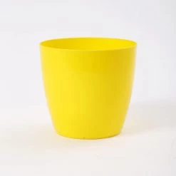 CGASPL 6 Inch Yellow Singapore Pot (160mm) Pot-Planters