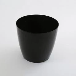 CGASPL 8.5 Inch Black Singapore Pot (220mm) Pot-Planters