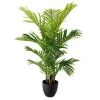 CGASPL Artificial Plants Artificial Real Touch Palm Tree In Pot , Height -3.5 Ft ( Pack Of 2 Plants )