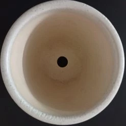 CGASPL Pots By Size Large Round Ceramic Pot White