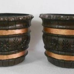 CGASPL Aster Round Fiber Planter Pot-Planters