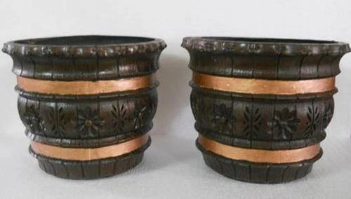 CGASPL Aster Round Fiber Planter Pot-Planters 3 CGASPL Aster Round Fiber Planter Pot-Planters