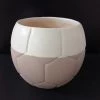 CGASPL Football Shaped Ceramic Pot