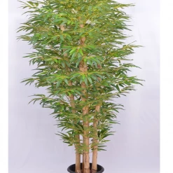 CGASPL Artificial Plants Artificial Bamboo Tree Natural Stick Golden Color Stick - 6 Feet