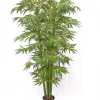 CGASPL Artificial Plants Artificial Bamboo Tree Green Color Stick -5 Feet