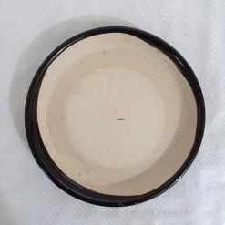 CGASPL Big Fancy Black-Cream Color Round Ceramic Pot Pot-Planters 7 CGASPL Big Fancy Black-Cream Color Round Ceramic Pot Pot-Planters