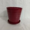 CGASPL Large Grape Wine Color Round Ceramic Pot
