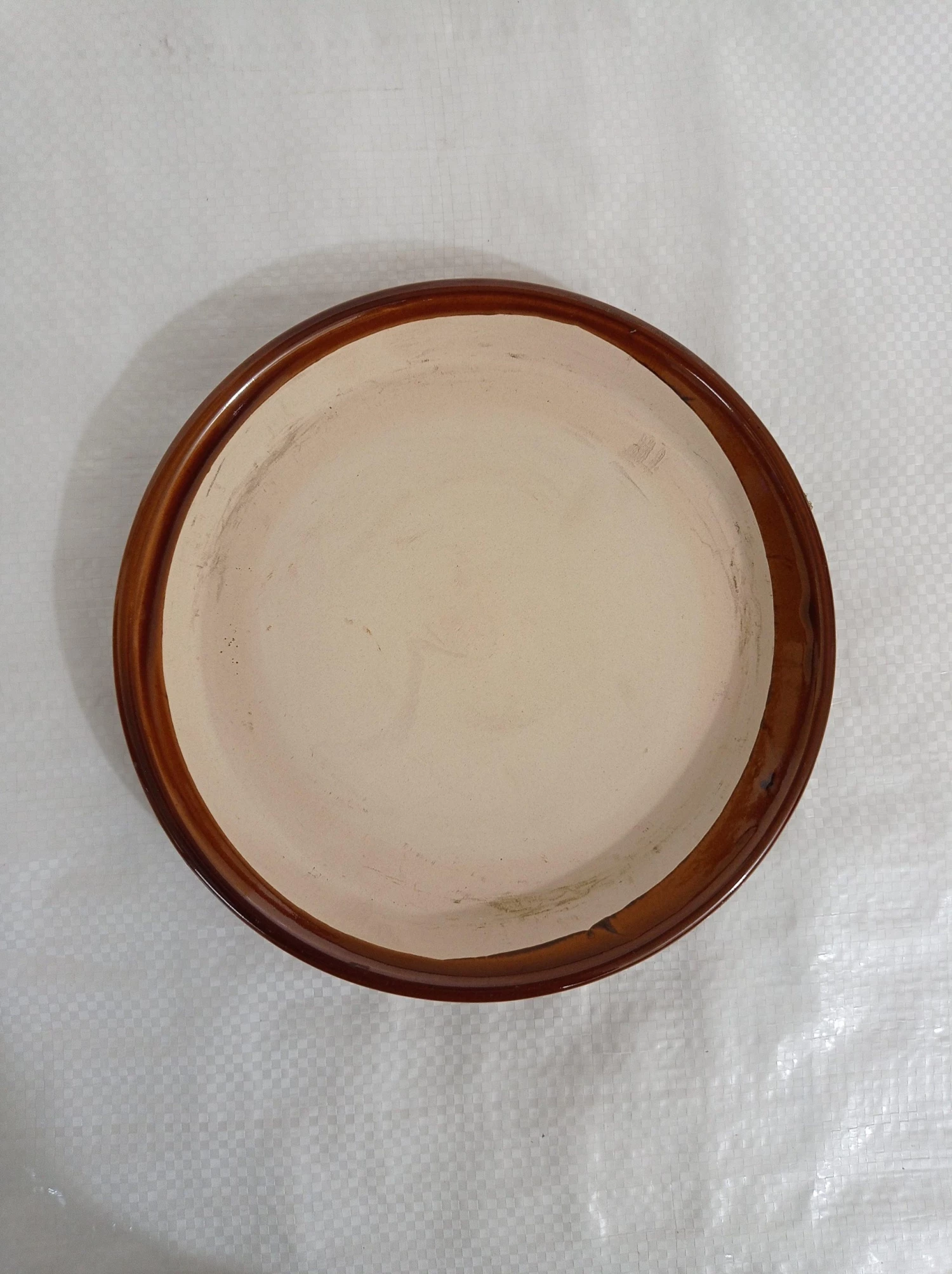 CGASPL Pot-Planters Large Painted Fancy Brown Round Ceramic Pot 5 CGASPL Pot-Planters Large Painted Fancy Brown Round Ceramic Pot