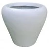 CGASPL Brooklyn Junior White Fiber Planter Pot-Planters