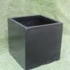 CGASPL Cubeto Glossy Black Fiber Planter
