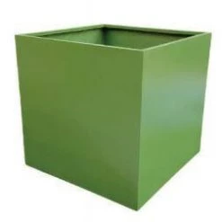 CGASPL Pot-Planters Cuboid 40 Green Fiber Planter