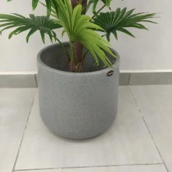CGASPL Artificial Fan Palm Plant 24 Leaves - 4 Feet Approx