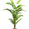 CGASPL Artificial Plants Artificial Fern Palm Plant 24 Leaves - 4 Feet Approx