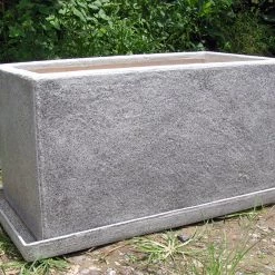 CGASPL Granite Rectangle Shape FRP Fiber Planter Pot-Planters