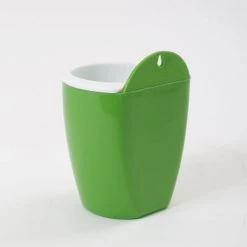 CGASPL Green-White Self Watering Hanging Planter Flower Pot 20 CGASPL Green-White Self Watering Hanging Planter Flower Pot