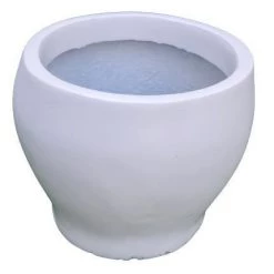 CGASPL Hurricane White Fiber Planter