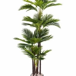 CGASPL Artificial Real Touch Palm Tree In Pot , Height -6 Ft Artificial Plants