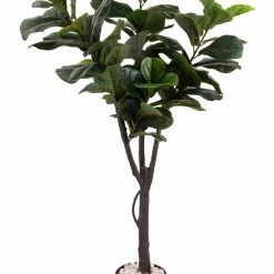 CGASPL Artificial Plants Artificial Nature Touch Fiddle Leaf Plant ( Without Pot ) , Height -6 Ft
