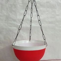 CGASPL 16 Cm Double Color Hanging Pot (Red)