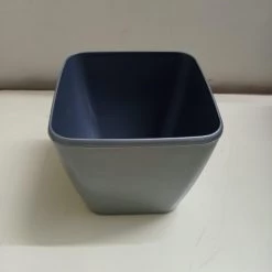 CGASPL 14 Cm Silver Paris Square Pot Pot-Planters