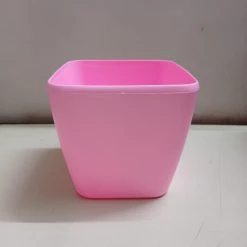 CGASPL 14 Cm Pink Paris Square Pot Pot-Planters