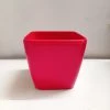 CGASPL Pot-Planters 14 Cm Red Paris Square Pot