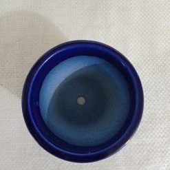 CGASPL Ceramic Pot Blue (Pack Of 3) Pot-Planters