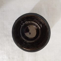 CGASPL Fancy 1 Painted Ceramic Pot Black-Gold Pot-Planters