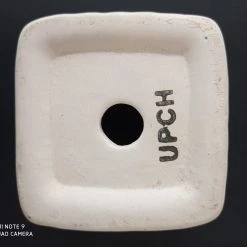 CGASPL Honeycomb Ceramic Pot White (Pack Of 3) Pot-Planters