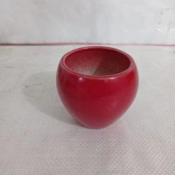CGASPL Round Red Ceramic Pot Pot-Planters