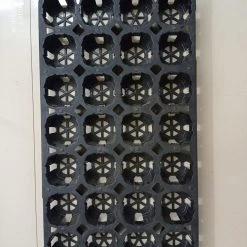 CGASPL Pot-Planters Black Round Spacing Tray (28 Cells)