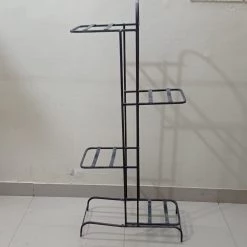 CGASPL Wrought Iron 4 Pots Stand (Zali) Pot-Planters
