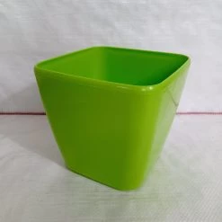 CGASPL Pot-Planters 17 Cm Green Paris Square Pot