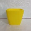 CGASPL Pot-Planters 17 Cm Yellow Paris Square Pot