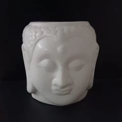 CGASPL Pot-Planters Buddha Large White Ceramic Pot