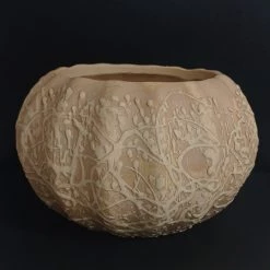 CGASPL Pot-Planters Fancy 08 Cream Ceramic Pot