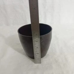 CGASPL Pot-Planters 5 Inch Coffee Color Singapore Pot (125mm)