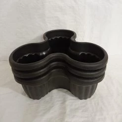 CGASPL Stacking Pots Black,Vertical Flower Tower Pots