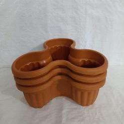 CGASPL Stacking Pots Terracotta,Vertical Flower Tower Pots Pot-Planters