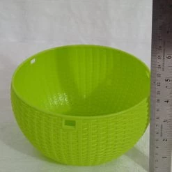 CGASPL 16 Cm Green Rattan Hanging Planter (Small)