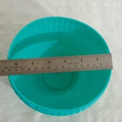 CGASPL Pot-Planters 16 Cm Turq Rattan Hanging Planter (Small) 9 CGASPL Pot-Planters 16 Cm Turq Rattan Hanging Planter (Small)