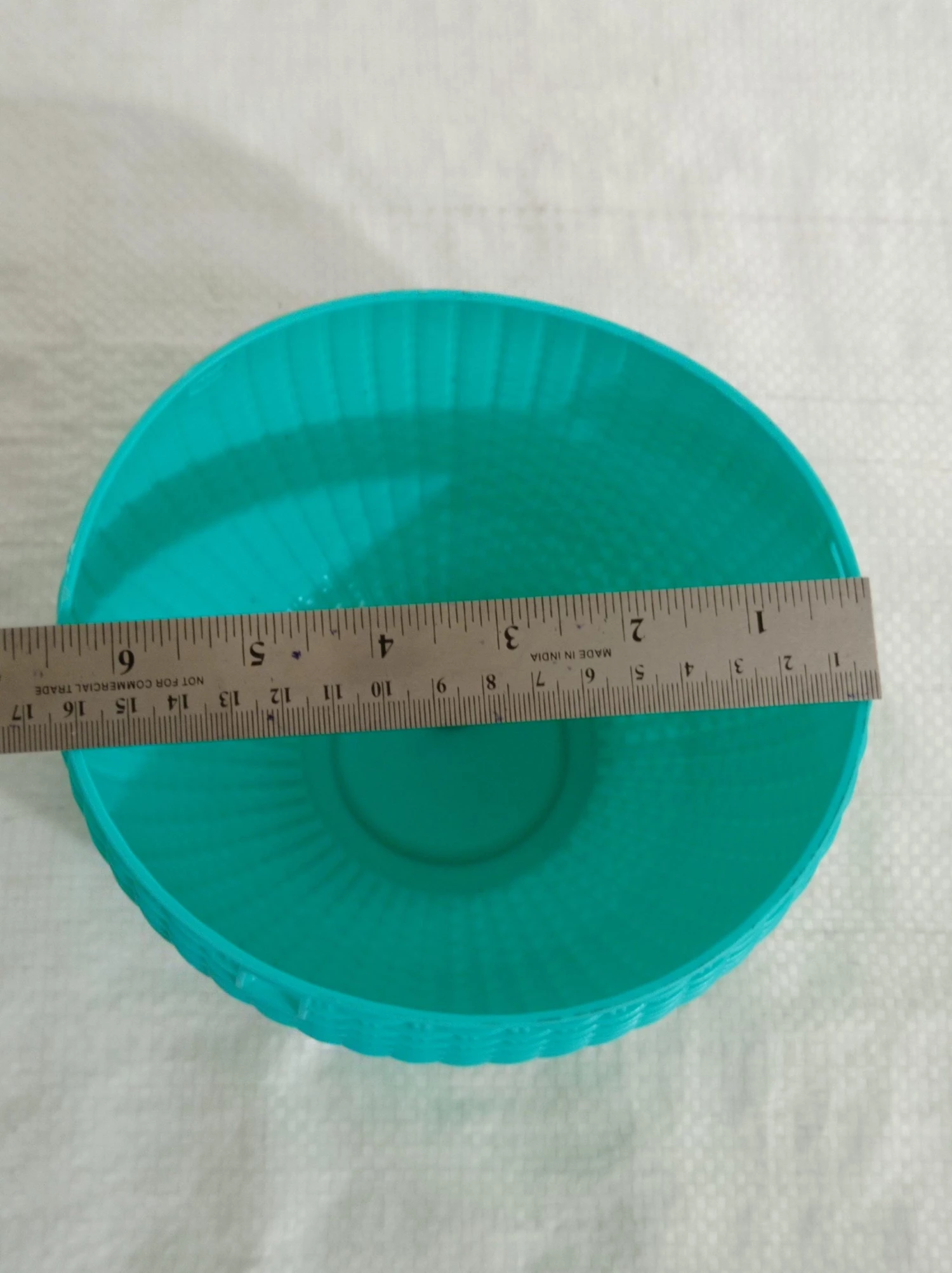 CGASPL Pot-Planters 16 Cm Turq Rattan Hanging Planter (Small) 6 CGASPL Pot-Planters 16 Cm Turq Rattan Hanging Planter (Small)