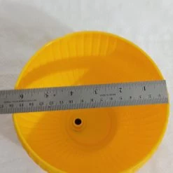 CGASPL 16 Cm Yellow Rattan Hanging Planter (Small) Pot-Planters