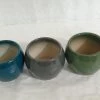 CGASPL Round Ceramic Pots Set (Qty 3 Pots)
