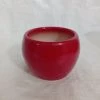 CGASPL Pot-Planters Round Shaped Red Ceramic Pot
