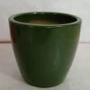 CGASPL Ceramic Pot Round Turtle Green (Pack Of 3) Pot-Planters