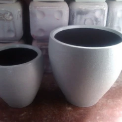 CGASPL Fiber Planters Mildstone Round Fiber Planter-Small