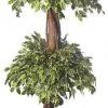 CGASPL Artificial Mini Ficus Double Topiary Plant - 5 Feet Artificial Plants