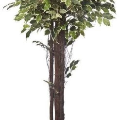 CGASPL Artificial Plants Artificial Mini V.G. Ficus Real Touch Topiary Plant - 4 Feet